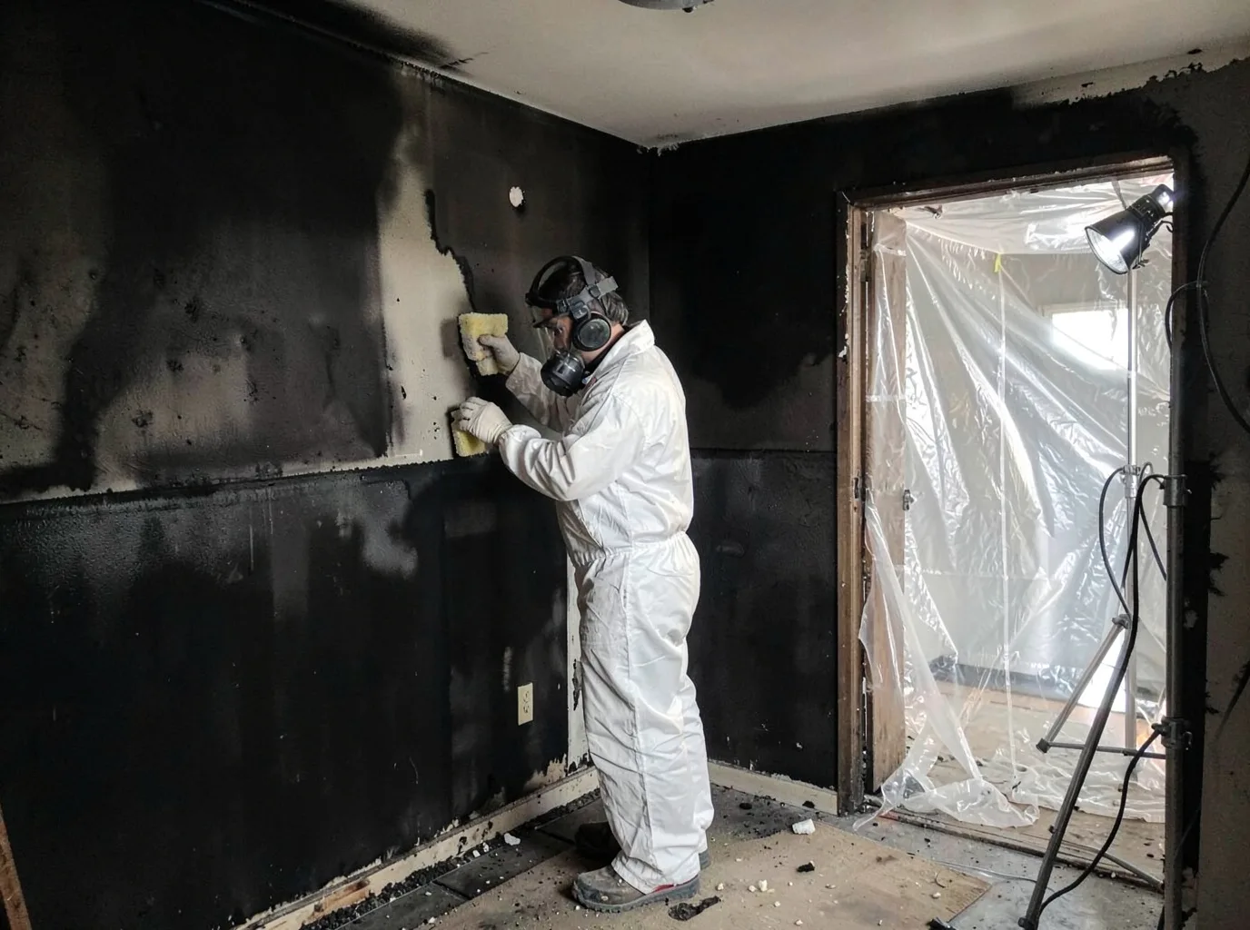 Fire Damage Restoration company in Rosalia, KS